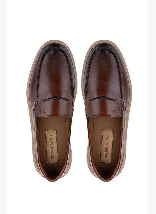 Tamer Tanca Erkek Hakiki Deri Fındık Loafer Ayakkabı - Görsel 6