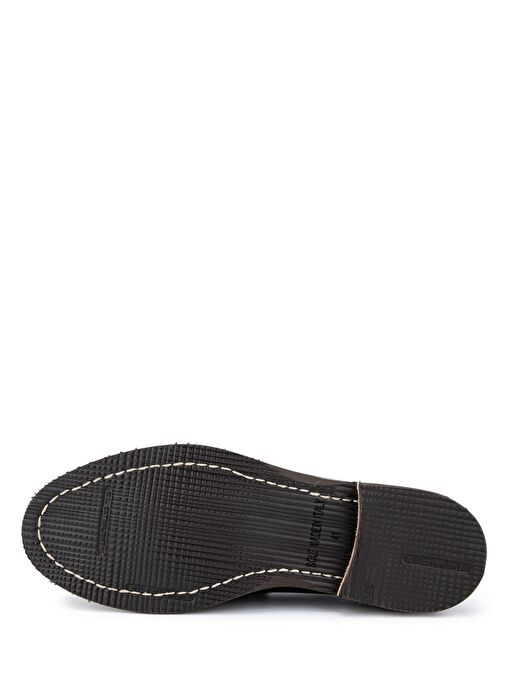 Tamer Tanca Erkek Hakiki Deri Kahverengi Loafer Ayakkabı - Görsel 4