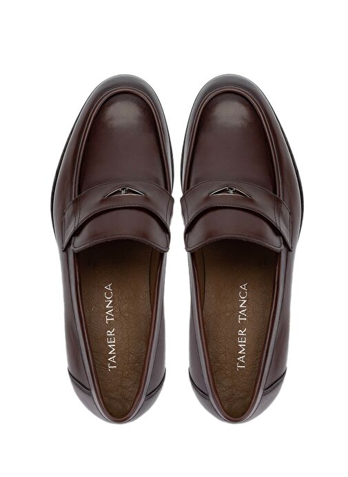 Tamer Tanca Erkek Hakiki Deri Kahverengi Klasik Ayakkabı - Görsel 6