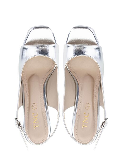 Tamer Tanca Kadın Suni Deri Lame Topuklu Ayakkabı - Görsel 7