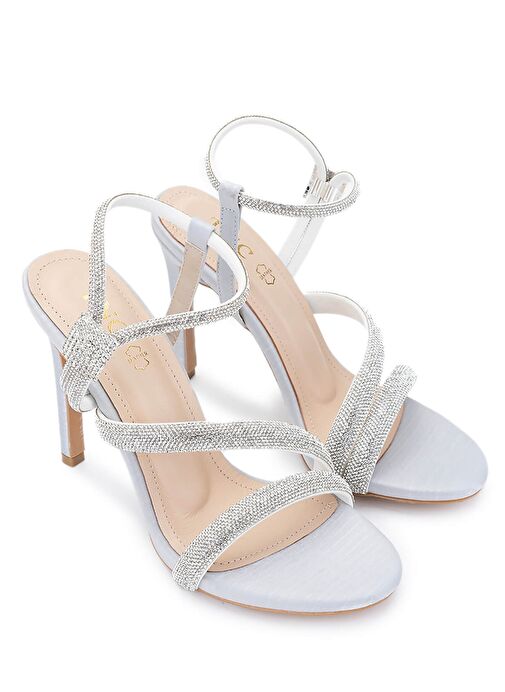 Tamer Tanca Kadın Suni Deri Lame Abiye Ayakkabı - Görsel 3