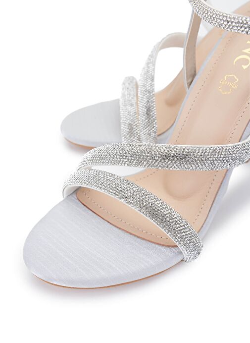 Tamer Tanca Kadın Suni Deri Lame Abiye Ayakkabı - Görsel 4