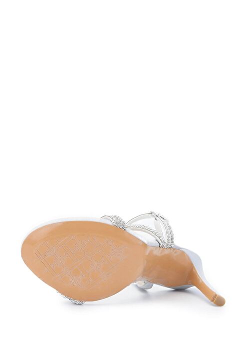 Tamer Tanca Kadın Suni Deri Lame Abiye Ayakkabı - Görsel 5