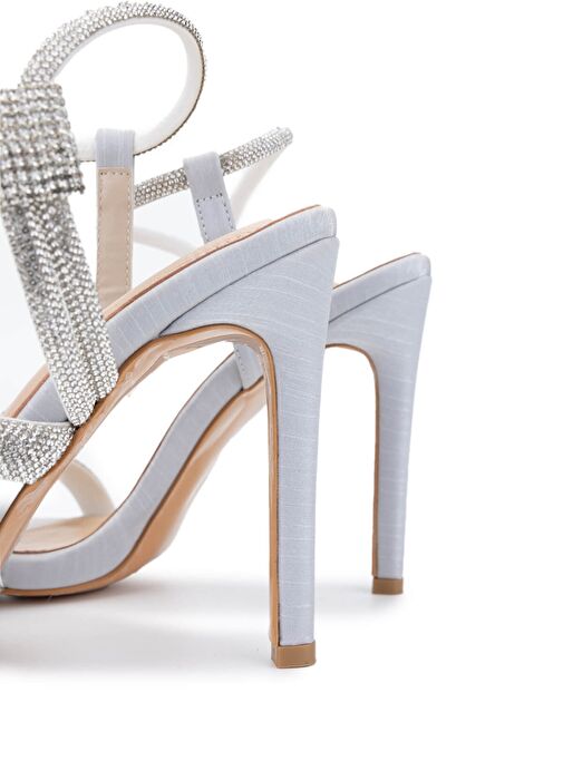 Tamer Tanca Kadın Suni Deri Lame Abiye Ayakkabı - Görsel 6