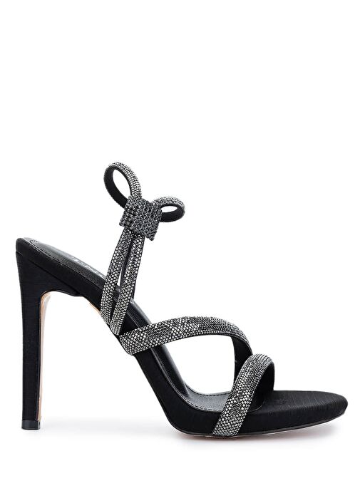 Tamer Tanca Kadın Suni Deri Siyah Abiye Ayakkabı - Görsel 2