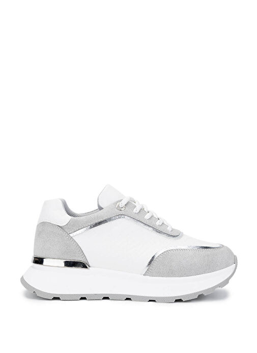 Tamer Tanca Kadın Suni Deri Beyaz Sneakers & Spor Ayakkabı - Görsel 2