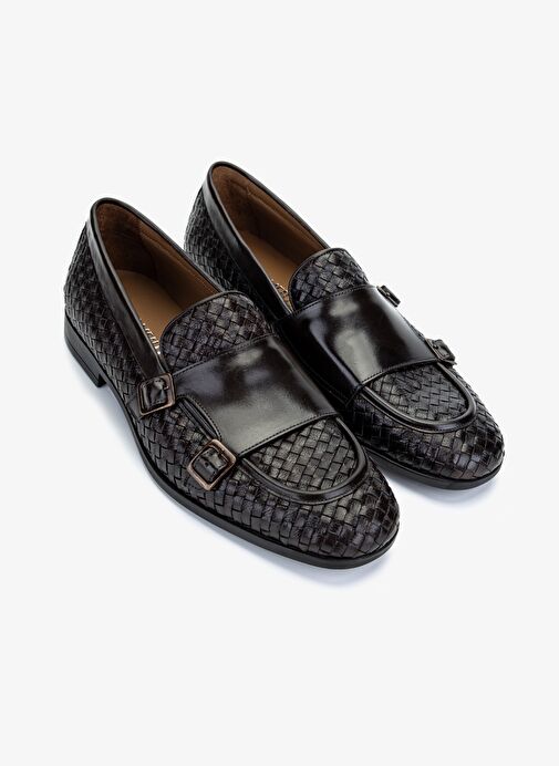 Valmenti Erkek Hakiki Deri Kahverengi Loafer Ayakkabı - Görsel 3