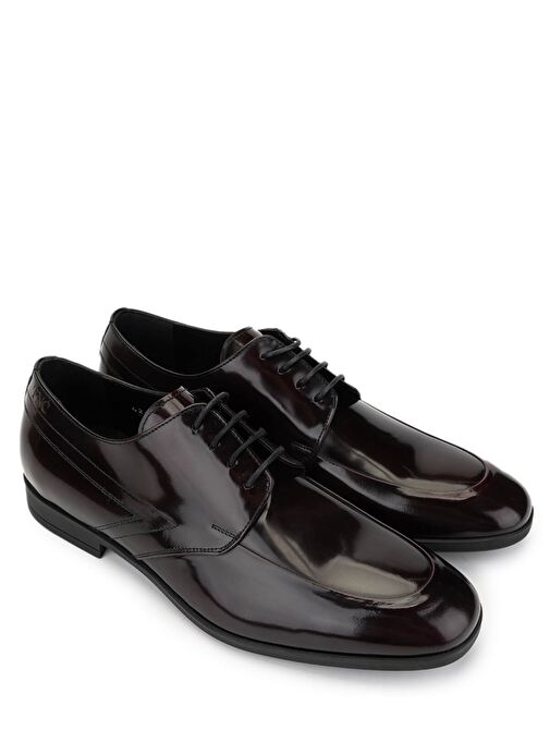 Tamer Tanca Erkek Hakiki Deri Bordo Klasik Ayakkabı - Görsel 3