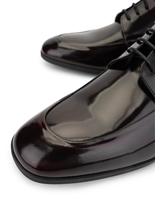 Tamer Tanca Erkek Hakiki Deri Bordo Klasik Ayakkabı - Görsel 4