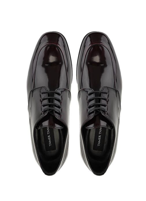 Tamer Tanca Erkek Hakiki Deri Bordo Klasik Ayakkabı - Görsel 6