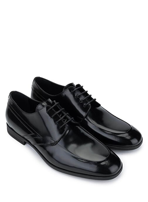 Tamer Tanca Erkek Hakiki Deri Siyah Açma Klasik Ayakkabı - Görsel 3