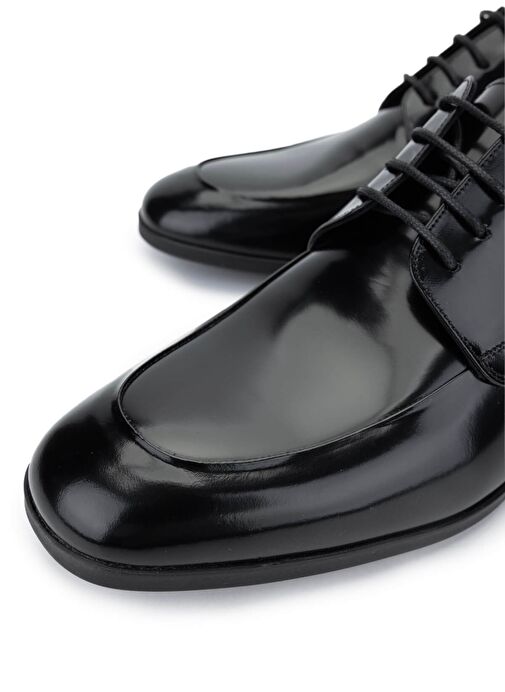 Tamer Tanca Erkek Hakiki Deri Siyah Açma Klasik Ayakkabı - Görsel 4