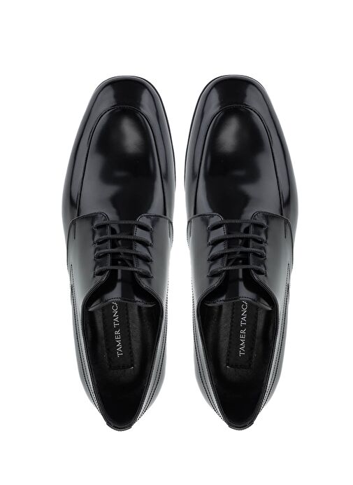 Tamer Tanca Erkek Hakiki Deri Siyah Açma Klasik Ayakkabı - Görsel 6