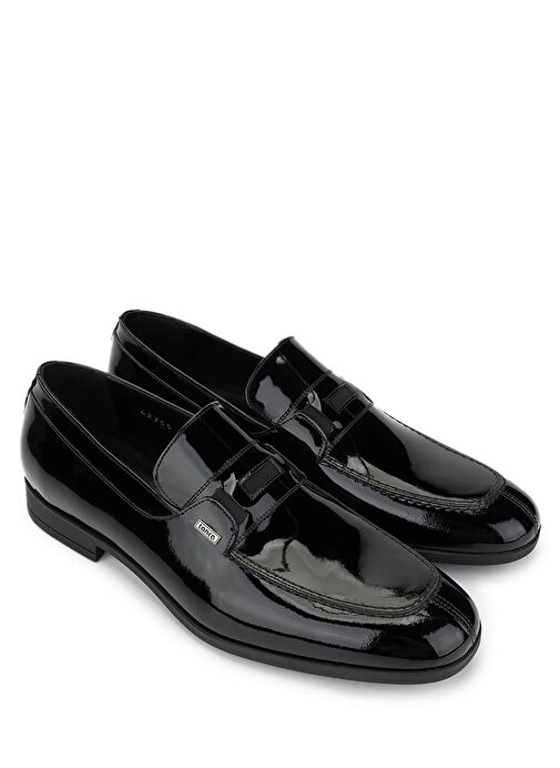 Tamer Tanca Erkek Hakiki Deri Siyah Rugan Klasik Ayakkabı - Görsel 3