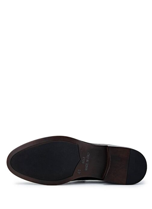 Tamer Tanca Erkek Hakiki Deri Kahverengi Klasik Ayakkabı - Görsel 4