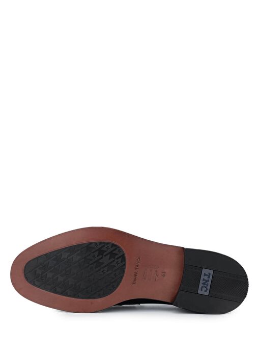 Tamer Tanca Erkek Hakiki Deri Siyah Klasik Ayakkabı - Görsel 5