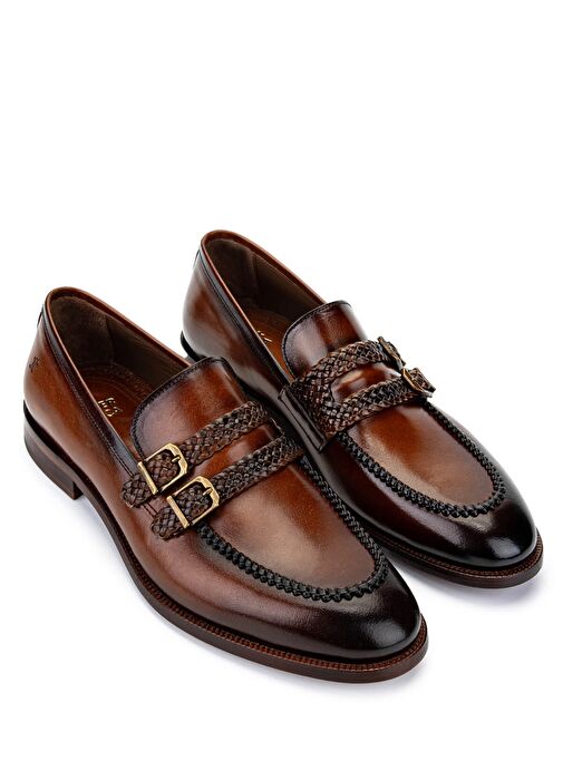 Tamer Tanca Erkek Hakiki Deri Taba Klasik Ayakkabı - Görsel 3