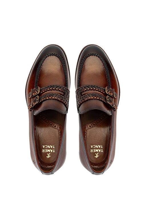 Tamer Tanca Erkek Hakiki Deri Taba Klasik Ayakkabı - Görsel 6