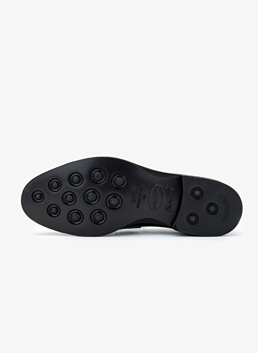 Valmenti Erkek Hakiki Deri Kahverengi Klasik Ayakkabı - Görsel 6