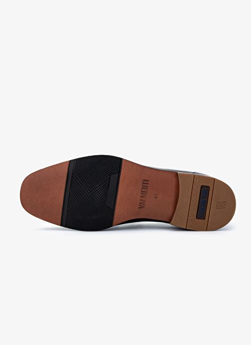 Valmenti Erkek Hakiki Deri Kahverengi Klasik Ayakkabı - Görsel 6