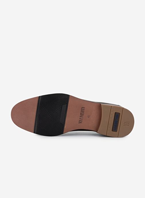 Valmenti Erkek Hakiki Deri Kahverengi Klasik Ayakkabı - Görsel 5