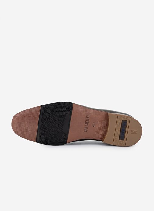 Valmenti Erkek Hakiki Deri Kahverengi Klasik Ayakkabı - Görsel 5