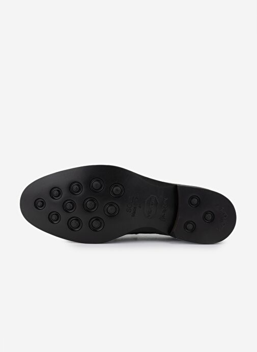 Valmenti Erkek Hakiki Deri Kahverengi Klasik Ayakkabı - Görsel 5