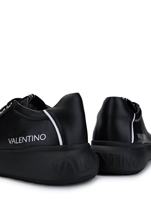 Mario Valentino Unisex Hakiki Deri Siyah Sneakers & Spor Ayakkabı - Görsel 6