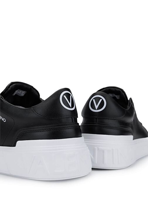 Mario Valentino Unisex Hakiki Deri Siyah Sneakers & Spor Ayakkabı - Görsel 6