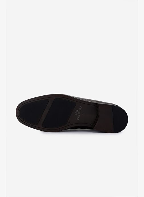 Valmenti Erkek Hakiki Deri Kahverengi Klasik Ayakkabı - Görsel 5