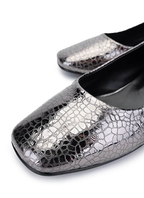 Tamer Tanca Kadın Hakiki Deri Topuklu Ayakkabı - Görsel 4