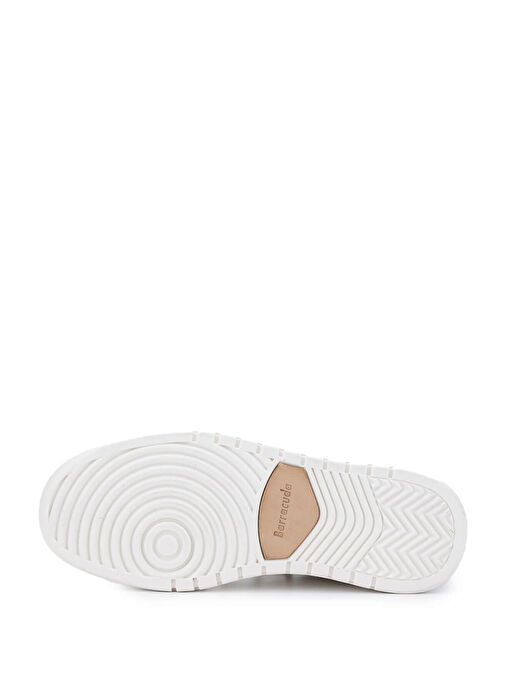 Barracuda Kadın Hakiki Deri Beyaz/Lila Sneakers & Spor Ayakkabı - Görsel 5