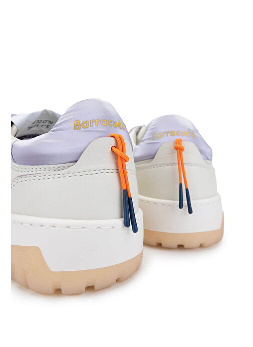Barracuda Kadın Hakiki Deri Kırık Beyaz Sneakers & Spor Ayakkabı - Görsel 6
