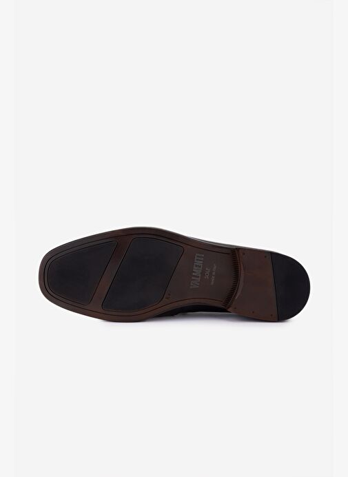 Valmenti Erkek Hakiki Deri Kahverengi Klasik Ayakkabı - Görsel 5