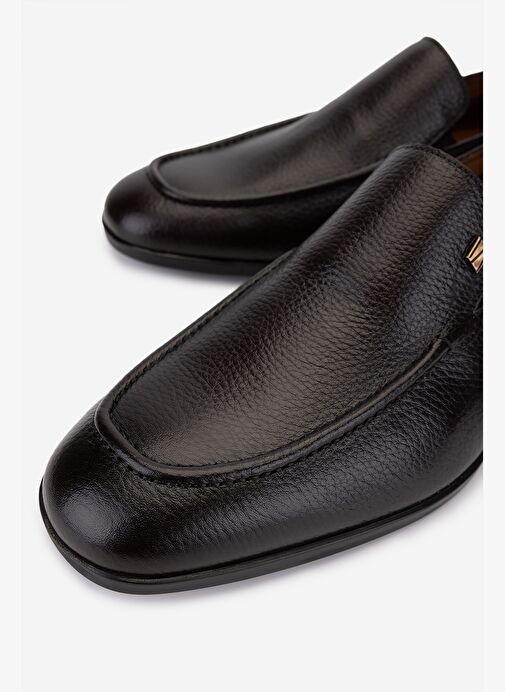 Valmenti Erkek Hakiki Deri Kahverengi Klasik Ayakkabı - Görsel 4