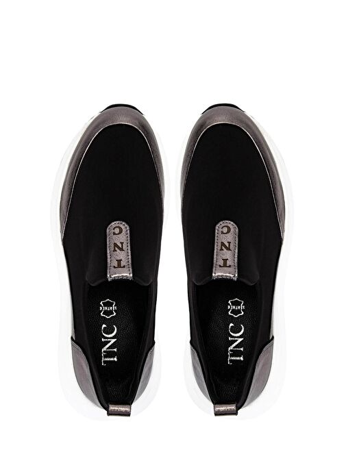 Tamer Tanca Kadın Deri & Tekstil Antrasit Sneakers & Spor Ayakkabı - Görsel 6