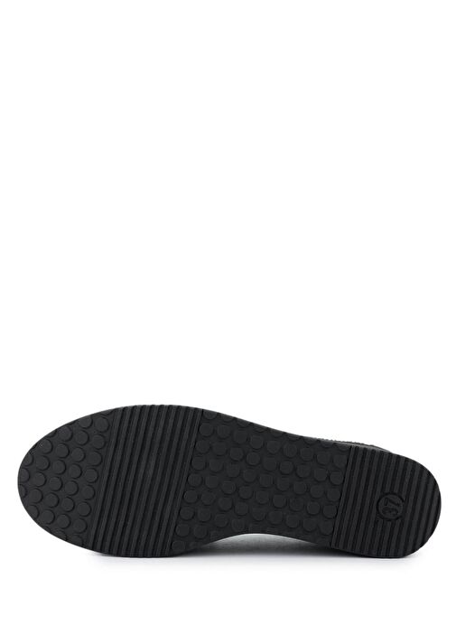 Tamer Tanca Kadın Hakiki Deri Beyaz Taşlı Loafer Ayakkabı - Görsel 5