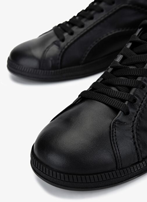 Valmenti Kadın Hakiki Deri Siyah Sneakers & Spor Ayakkabı - Görsel 4