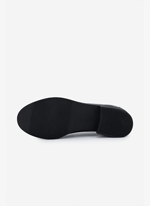 Valmenti Kadın Hakiki Deri Siyah Loafer Ayakkabı - Görsel 5