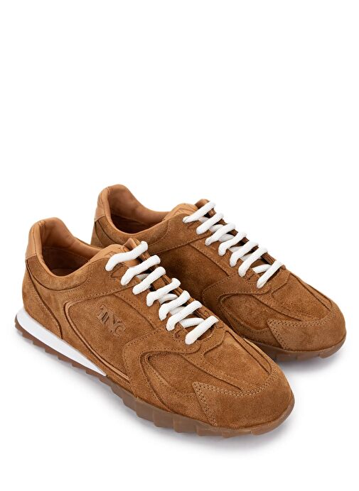 Tamer Tanca Kadın Hakiki Deri Taba Süet Sneakers & Spor Ayakkabı - Görsel 3