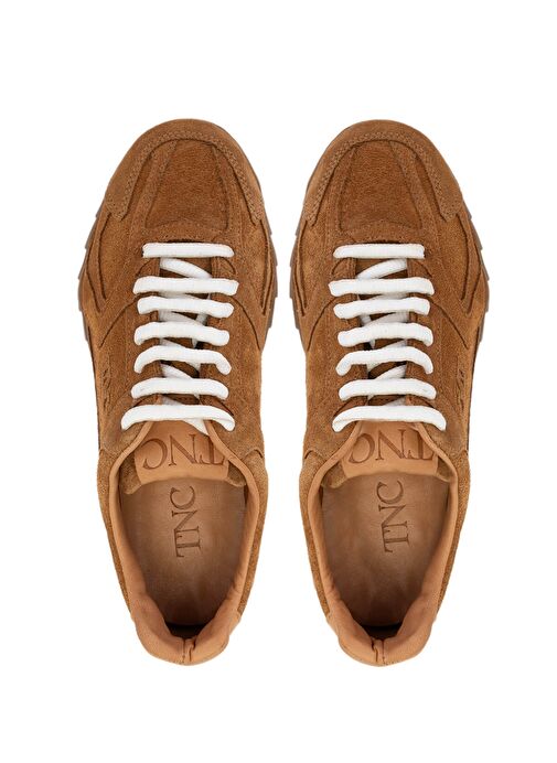 Tamer Tanca Kadın Hakiki Deri Taba Süet Sneakers & Spor Ayakkabı - Görsel 6