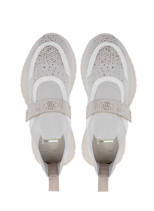 Tamer Tanca Kadın Tekstil Bej Sneakers & Spor Ayakkabı - Görsel 6