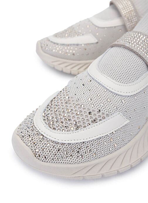 Tamer Tanca Kadın Tekstil Bej Sneakers & Spor Ayakkabı - Görsel 4