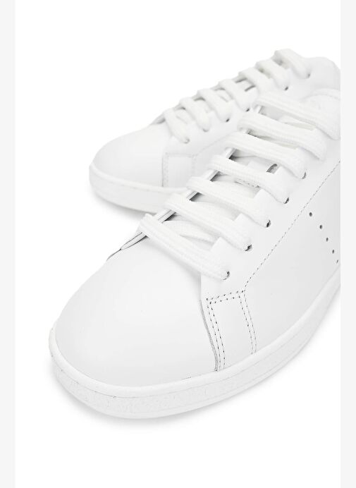 Tamer Tanca Kadın Hakiki Deri Beyaz/Gümüş Sneakers & Spor Ayakkabı - Görsel 4