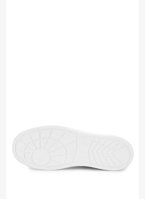 Tamer Tanca Kadın Hakiki Deri Beyaz/Gümüş Sneakers & Spor Ayakkabı - Görsel 5