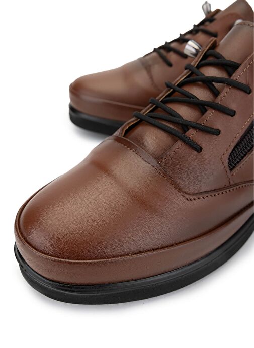 Tamer Tanca Kadın Hakiki Deri Taba Casual Ayakkabı - Görsel 4