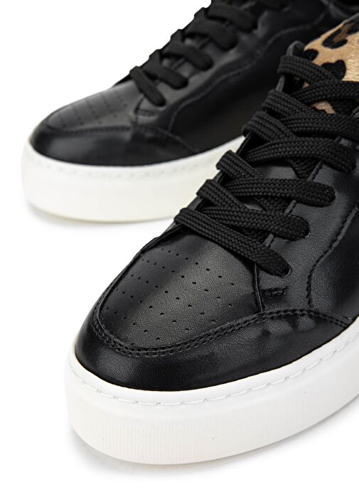 Tamer Tanca Kadın Suni Deri Siyah Sneakers & Spor Ayakkabı - Görsel 5