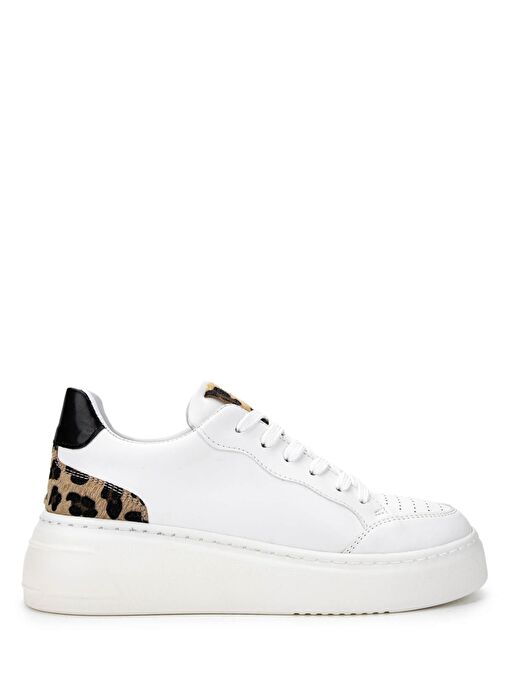 Tamer Tanca Kadın Suni Deri Beyaz Sneakers & Spor Ayakkabı - Görsel 2