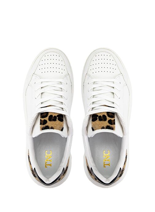 Tamer Tanca Kadın Suni Deri Beyaz Sneakers & Spor Ayakkabı - Görsel 6