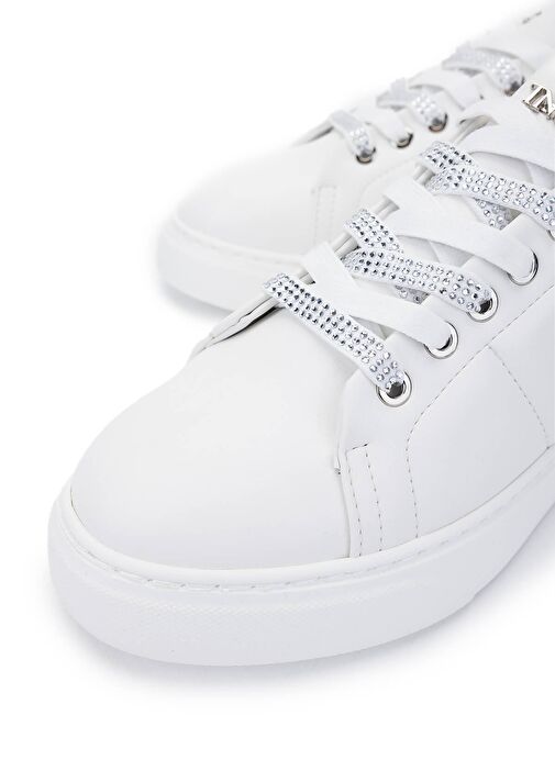 Tamer Tanca Kadın Suni Deri Beyaz Sneakers & Spor Ayakkabı - Görsel 4